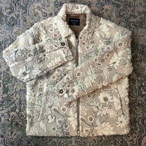Abercrombie & Fitch Floral Textured Jacket